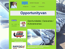 Tablet Screenshot of opportunityvan.com